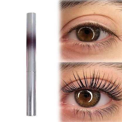 Iron Wand Mascara, 2025 New Metal Wand Mascara Volume and Length Waterproof, Long-Lasting 3D Curling Eyelash Lash Extensions Iron Mascaras (Black)