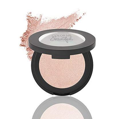 Color Me Beautiful Color Pro Single Eyeshadow, Full Pigment and Long-Lasting Pressed Powder, Cruelty-Free