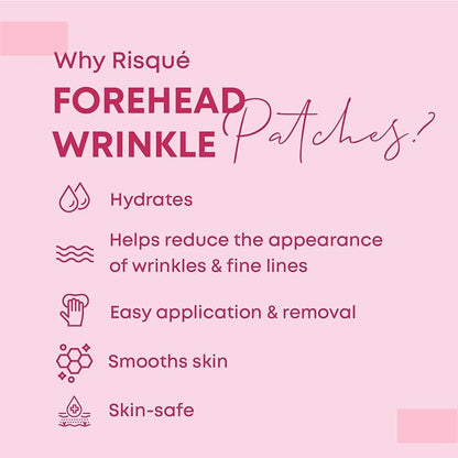 Reusable forehead wrinkle patches |