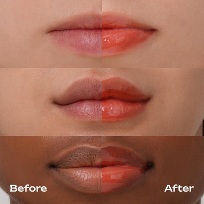 PDRN Tinted Lip Serum – High Gloss Ultra Hydrating Natural Glow, Non-Sticky Volumizing Color Glaze with Long-Lasting Shine, Nourishing Moisturizing Repair for Chapped Lips (0.34 oz)