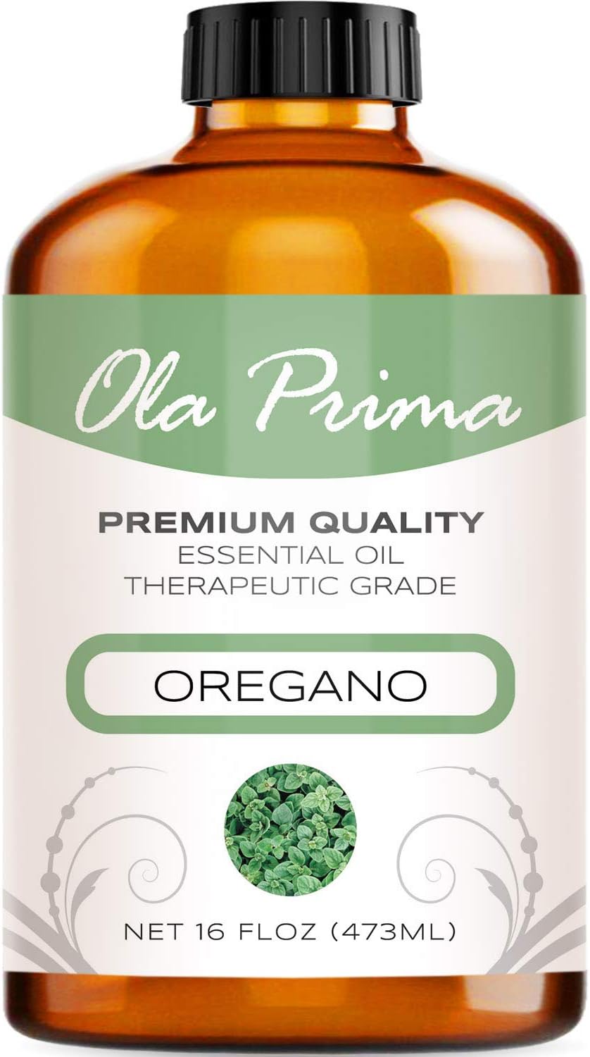 Ola Prima 16 oz Oregano Essential Oil Big Bottle