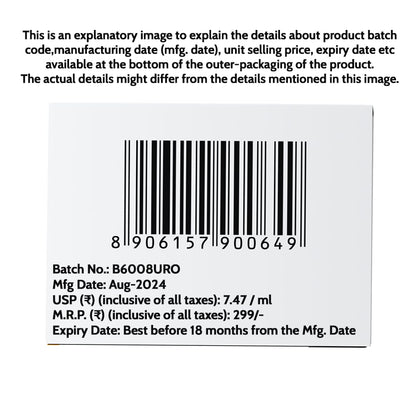 UnderArm Roll-On with 5% AHA| Lactic & Mandelic Acid|Prevents Odour, Brightens Skin & Exfoliates Underarm| For Sensitive Skin|Royal Oudh Fragrance | Alcohol & Aluminium Free|1.35 fl oz