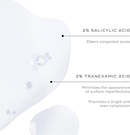 Medik8 Press and Clear - Clarifying Facial Tonic - Exfoliating BHA Face Toner for Women and Men - Gentle-Release Salicylic Acid Face Tonic - 5 oz