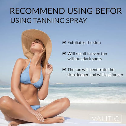 Valitic exfoliating glove - body