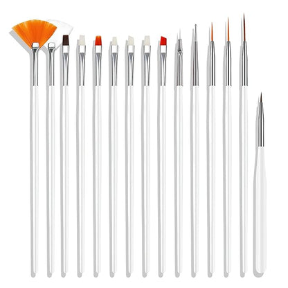 Auocattail nail art tool set