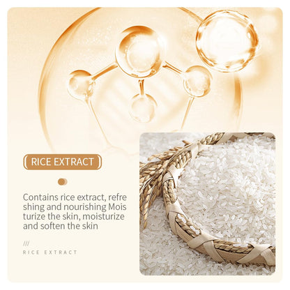 Rice Extract Eyes Cream Moisturizing And Smooth Texture Rice Raw Pulp Essence Around Eyes Care