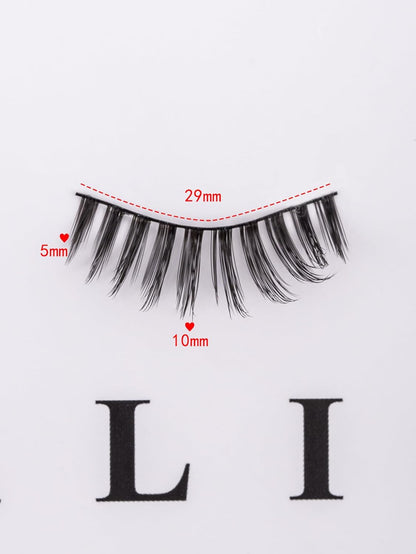 Manga Lashes Cat Eye Wispy Eyelashes Anime Lash Pack, 7 Pair
