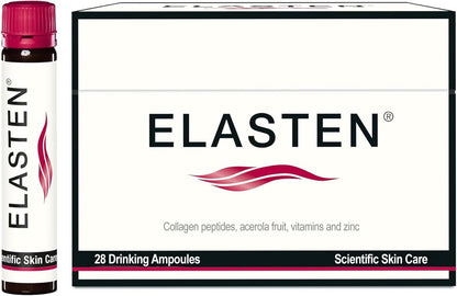 Clinically Tested Collagen Complex for Radiant Skin from Within – Reduces Fine Lines – Supports Connective Tissue – 28 Liquid Collagen Ampoules (0.85 Fl Oz / 25ml Each)