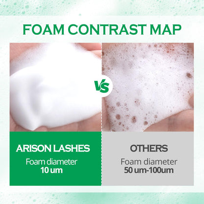 ARISON LASHES Lash Shampoo Concentrate for Lash Extensions 100ML Eyelash Cleanser Concentrate Oil-Free Eyelash Extension Shampoo with Salon Home Care(Aloe Vera)