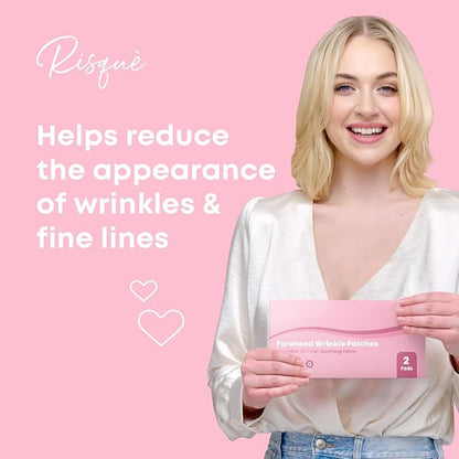 Reusable forehead wrinkle patches |