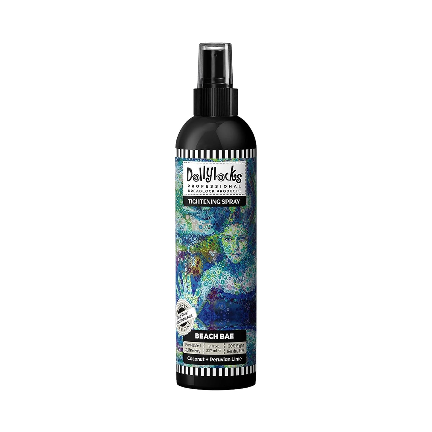 Dollylocks Tightening Spray – The Original Dreadlock Tightening Spray, Residue-Free, Coconut Lime (Beach Bae Scent, 8oz)