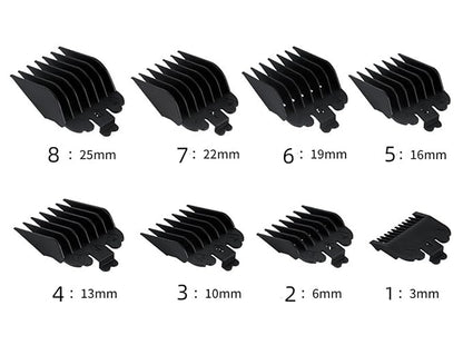 8 Pcs Professional Hair Clipper