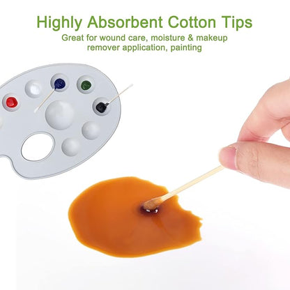 800 count cotton swabs for