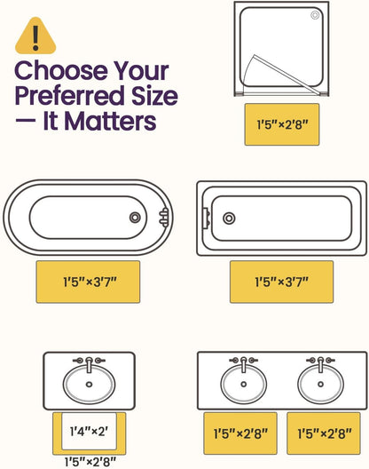 DEXI Bathroom Mat Ultra Thin, Non Slip Bath Rug for Shower Floor, Absorbent Quick Dry Marble Bathmats Low Profile, 16x24, Turquoise Green