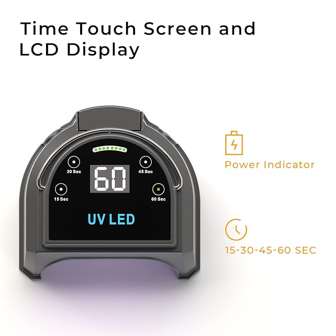 80w professional cordless uv led