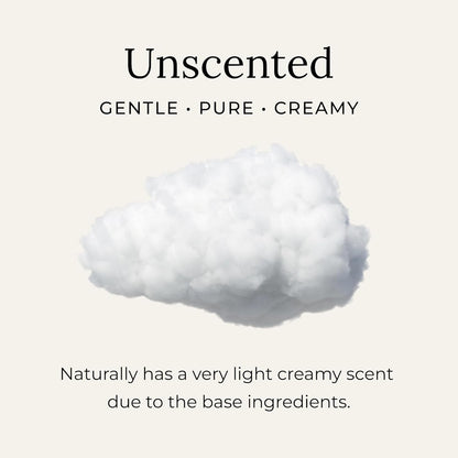 Little Seed Farm All Natural Deodorant Cream, Aluminum Free Deodorant for Women or Men, 2.4 Ounce - Unscented