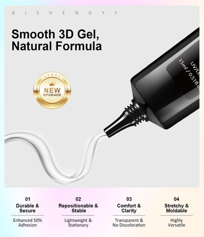 Chrome Nail Powder BISHENGYF - White Yellow Nail Chrome for Nail Art Non-Sticky Hand Hard Gel with Powder for Nails Art Home DIY