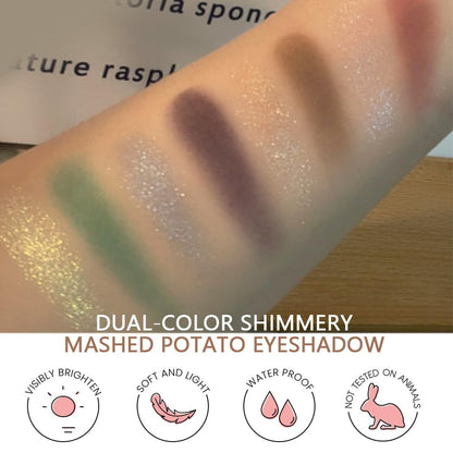 AMY'S DIARY 2 ColorLime Gold Shimmer+Emerald Green Matte Eyeshadow Palette – Shimmer matte Shades eye shadow for Eye Makeup, Long-Lasting & Highly Pigmented, Vegan & Cruelty-Free for woman