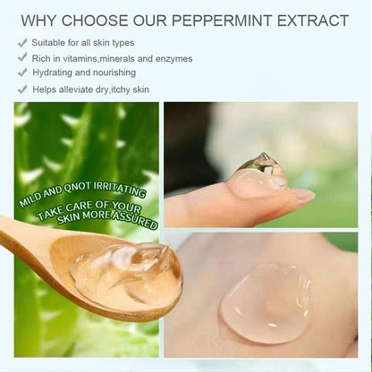 Aloe Vera Gel for Face & Body, Aloe Gel from Freshly Cut Leaves, Fast Absorbing & Non-Sticky, Deep Hydration & Moisturizing for Dry Skin, Sunburn Relief, After Shave, Hair & Scalp Care, All Skin Types