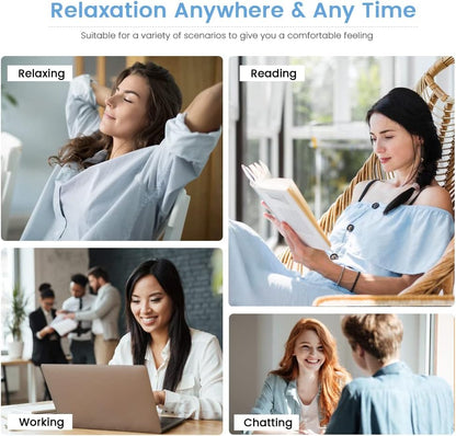 Heating Pad Microwavable with Washable Cover, 8 x 12 Multipurpose Microwave Heating Pad for Neck and Shoulders, Moist Heat Bean Bag Warm Compress for Knee, Muscles, Joints, Wrist (Light Blue)