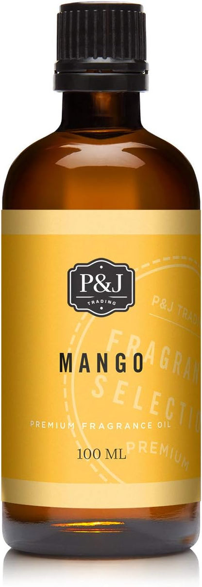 P&J Trading Fragrance Oil | Mango Oil 100ml - Candle Scents for Candle Making, Freshie Scents, Soap Making Supplies, Diffuser Oil Scents