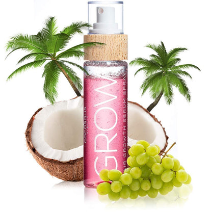 COCOSOLIS GROW Hair Growth Serum Spray - Hair Serum for Thick and Vibrant Hair - Hair Growth Vitamins to Repair Damaged Hair, Reducing Hair Loss, Faster Hair Growth - Hair Treatment for All Hair Type