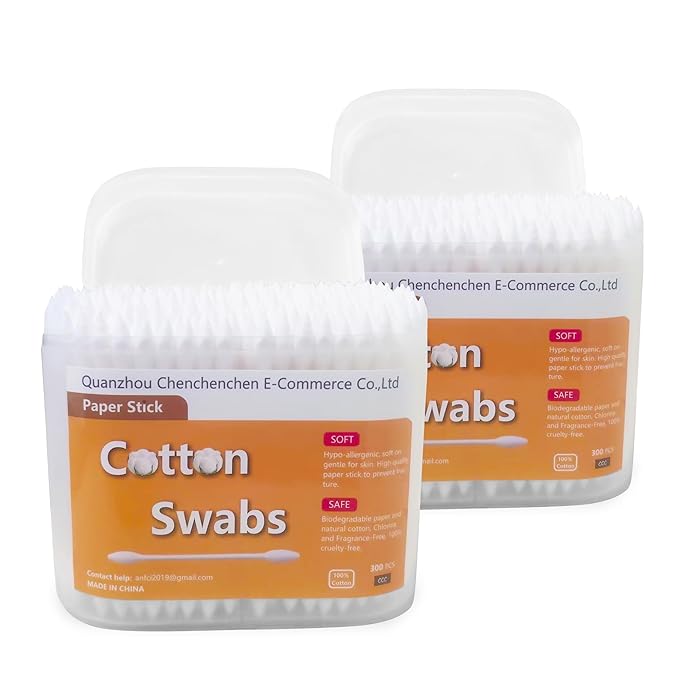 600pcs precision tip cotton swabs/double