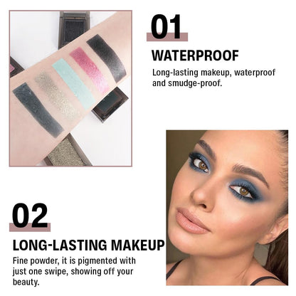 Single Nude Grey Matte Eyeshadow,Monochrome Eye Shadow,Apply Makeup Easily,Matte Pressed Powder Single Eyeshadow,24 Hour Eye Makeup Longwear Waterproof