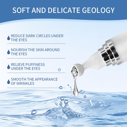 5% Caffeine Eye Serum and Under Eye Roller Cream for Dark Circles and Puffiness, Cafeine with 360° Massage Ball Reduce Wrinkles and Fine Lines,Bags under eyes