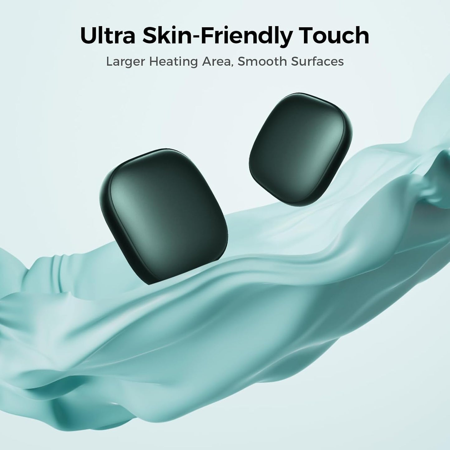 Pocket Size Hand Warmers Rechargeable 2 Pack, Heat for 10 Hours AI Smart Chips Ultrathin Electric Handwarmers with 4000mAh, Portable Electric Hand Warmer, Hunting Camping Hiking Men Womens Gifts