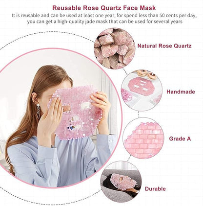 Rose quartz mask??00% all natural