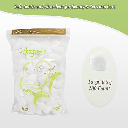 Cotton balls for facial treatments,