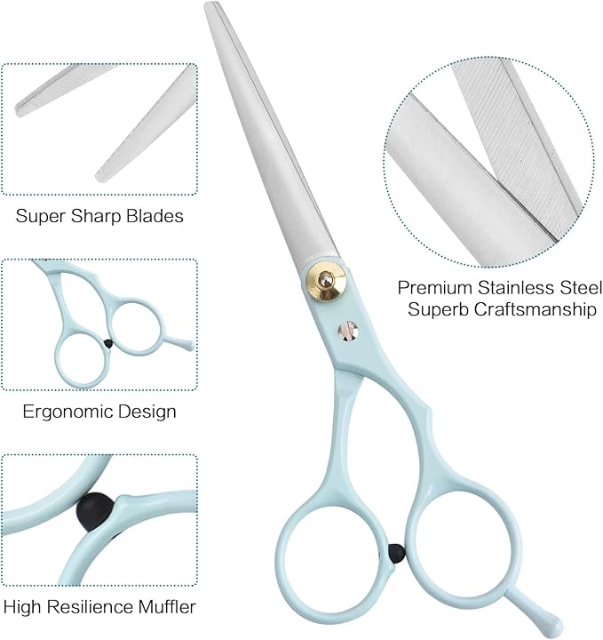 Hair Cutting Scissors Kit, Stainless