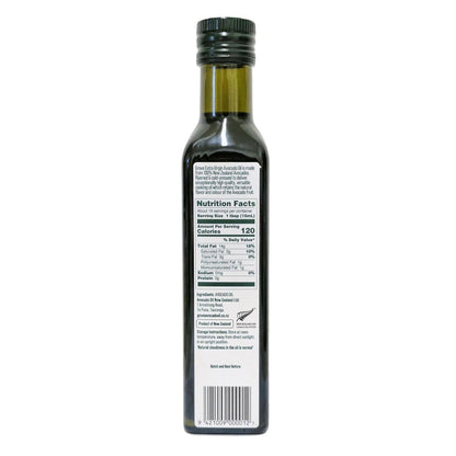 Grove Extra Virgin Avocado Oil - Plant Based, Vegan, Gluten Free, 100% Natural, Cold Pressed, High Smoke Point, 16 Whole Avocados in Every Bottle (8.4oz, 250ml)