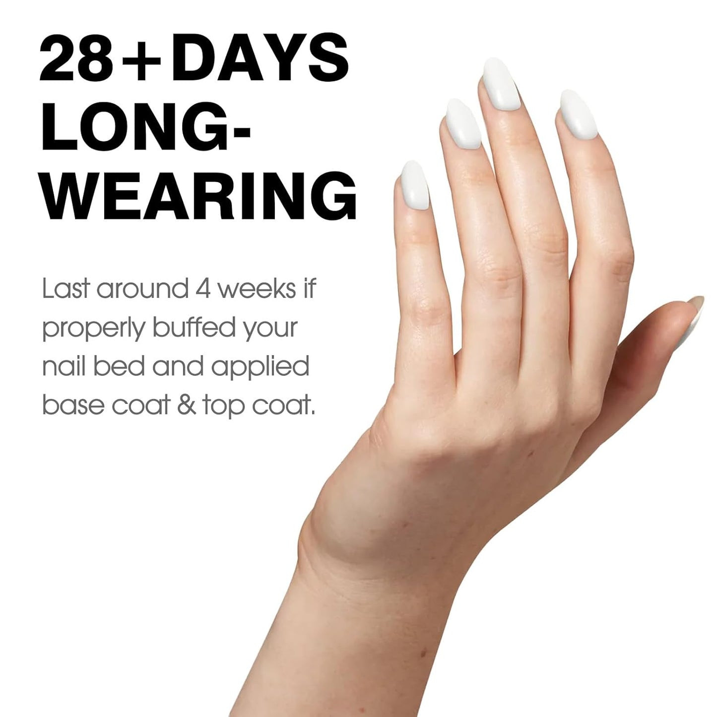 CANNI White Gel Polish – 1 Pc Pure White, High Gloss UV/LED Soak-Off Gel Nail Polish for French Manicure, DIY & Salon Quality for Grils & Women