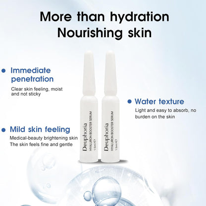 Made in Germany Premium Hyaluronic Acid Serum for Skin Pure Anti Aging Serum Intense Hydration Moisture Non greasy Paraben free, Wrinkle Reducing and Brightening Serum-Hydrating （2 boxes） (2 boxes)