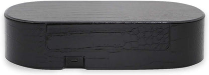 Sonix Beyond UV+O3 Sanitizer Box and Universal Charger UV and Ozone Disinfector for Phone, Mask, Makeup Brush, Nail Tool (Black Croc)