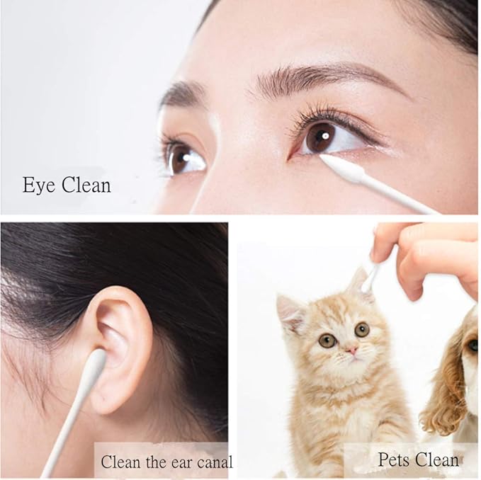 Pointed tip cotton swabs 800