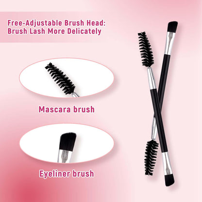 Eyelash Applicator Tool 4-in-1 Lash Applicator Tool Set with Eyelash Extension Tweezers, Brush Eye Lash Applicator Tools DIY Eyelash Extension Tweezers Kit for Beginners Eyelash Extensions Tool