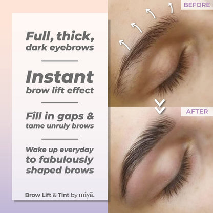 Lift & Brow Lamination Kit | Black, Voluminous Eyebrows & Eyelashes Color | Professional 8 Weeks Result | LVL, Perm, Laminate | Keratin Brow & Lash Kit With All Tools