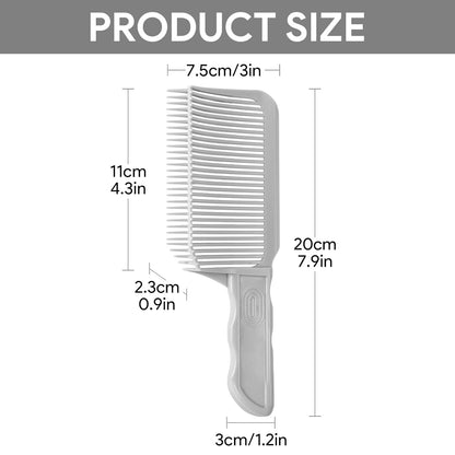 3 PCS Professional Hair Fade Guide Comb For Men, Blend Haircut Positioning Comb, Proximity Curved Trim Hairdressing Barber Transition Combs, Hair Blending Fader Layering Tool For Salon Or Home Use