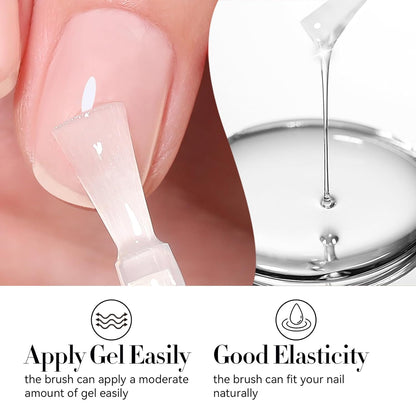 Born Pretty Base & Top Coat Set 2PCS, High Glossy Top Coat, Base Gel for Long Lasting Nails Shine Finish, Nail Art DIY Design Manicure Gifts for Women 10ML