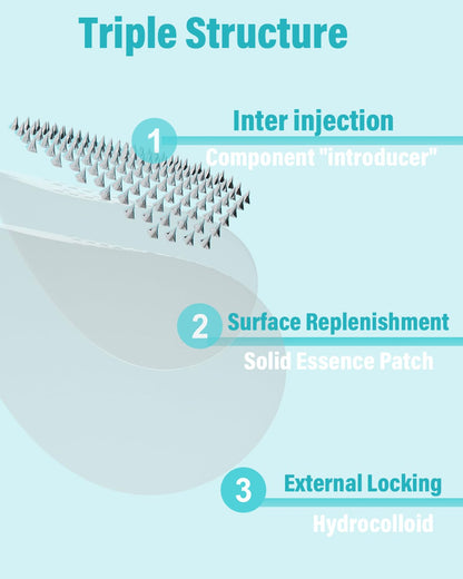 Microdart Acne Patch (27 Patches) - Hyaluronate Acid & Salicylic Acid Hydrocolloid Pimple Patch for Deep, Early and Hidden Blemishes (27 Count (Pack of 1))