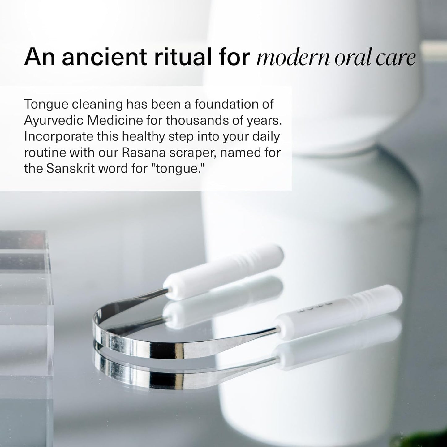 Boka Tongue Scraper for Adults & Kids with Case - Stainless Steel Tongue Cleaner w/Linen Travel Pouch - Scrubber to Remove Tongue Buildup and Freshen Breath (Pack of 2), Green and Pink