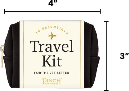 Pinch Provisions Travel Kit, includes 18 Must-Have Emergency Essential Items for Travelling, Ideal Road Trip or Airport Gift for Friends, Family & Peers, Portable Pouch