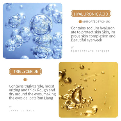 Rice Extract Eyes Cream Moisturizing And Smooth Texture Rice Raw Pulp Essence Around Eyes Care