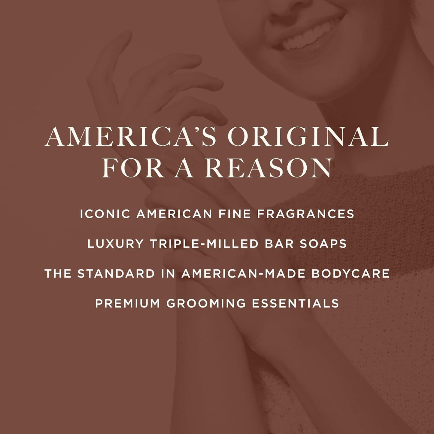 Caswell-Massey Elixir of Love Natural Bar Soap for Women, Moisturizing Body Soap Bar for All Skin Types, Made with Essential Oils & Plant-Based Formula for Soft Skin, 3.5 oz