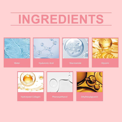 Skin Vitamin Serum, Finones Full Face and Body Serum, 5 in 1 Anti Wrinkle Firming Suero, Anti-Aging Essence, Lifting Firming Essence, Hydrate Moisturize, Reduce Fine Lines