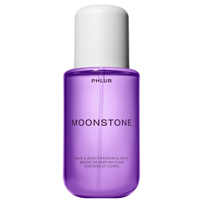 PHLUR Moonstone Body Mist - Hair & Body Fragrance Mist - Apple, Lemon, Jasmine, Sandalwood & Vanilla Body Spray (8 Fl Oz)