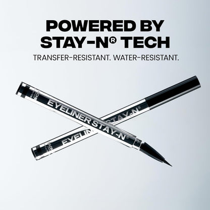 Sacheu Liquid Eyeliner STAY-N Long Wear Waterproof Eyeliner Pen with Ultra-Precise 360° Flexible Tip — Smudge-Proof Vegan & Cruelty-Free Eye Makeup, Eye’m Sharp